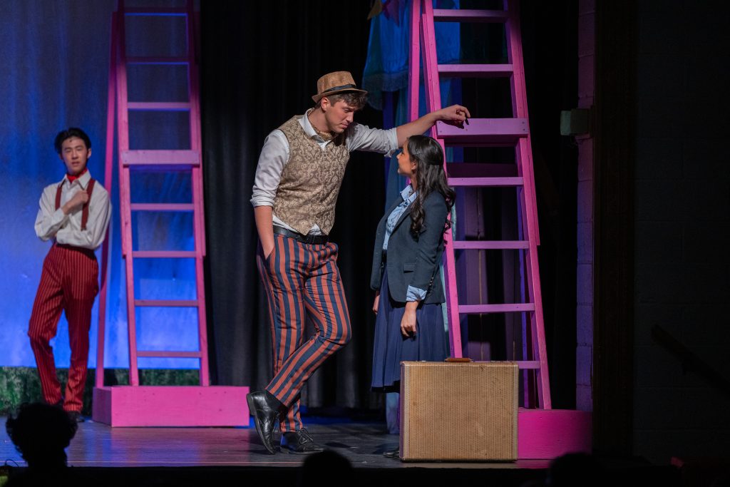 Students Acting In The Performance Of Carnival by Michael Stewart